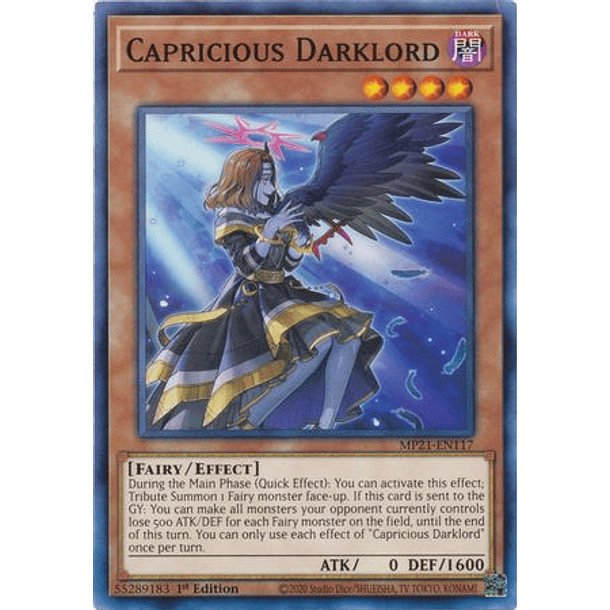 Capricious Darklord - MP21-EN117 - Common