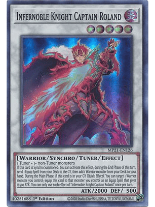 Infernoble Knight Captain Roland - MP21-EN126 - Super Rare