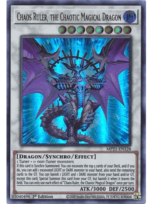 Chaos Ruler, the Chaotic Magical Dragon - MP21-EN128 - Ultra Rare