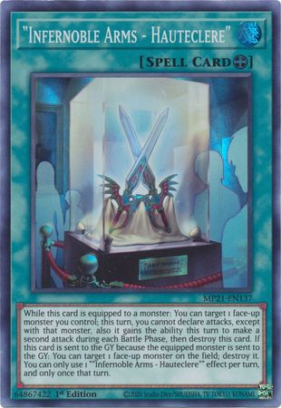 Infernoble Arms - Hauteclere - MP21-EN137 - Super Rare 1