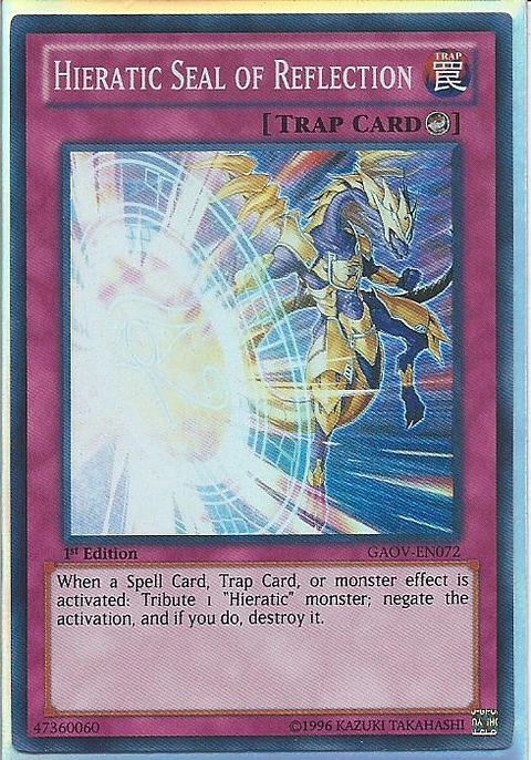Hieratic Seal of Reflection - GAOV-EN072 - Super Rare