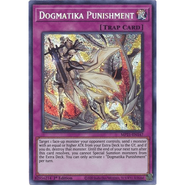 Dogmatika Punishment - MP21-EN147 - Prismatic Secret Rare