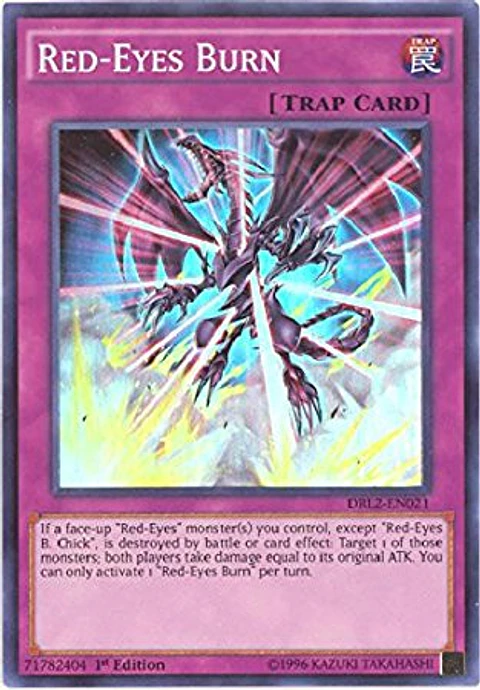 Red-Eyes Burn - DRL2-EN021 - Super Rare