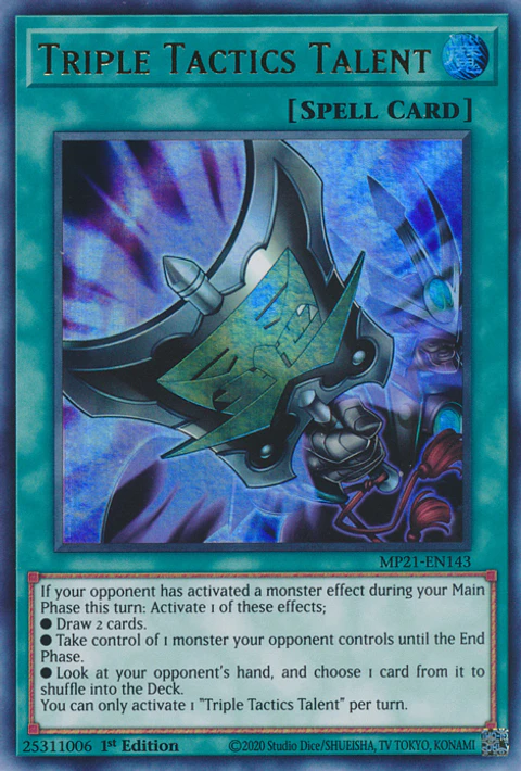 Triple Tactics Talent - MP21-EN143 - Ultra Rare 