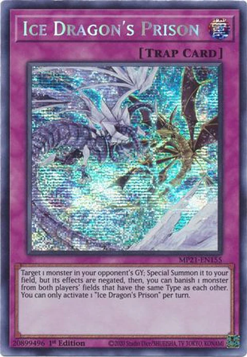 Ice Dragon's Prison - MP21-EN155 - Prismatic Secret Rare