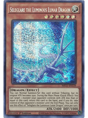 Seleglare the Luminous Lunar Dragon - MP21-EN159 - Prismatic Secret Rare