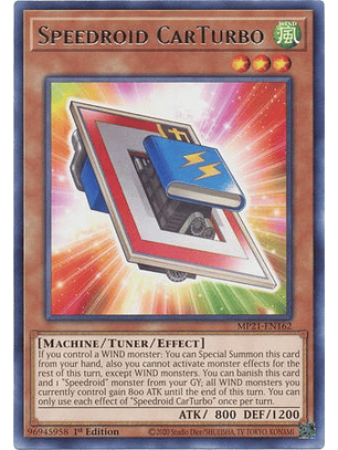 Speedroid CarTurbo - MP21-EN162 - Rare 