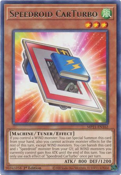 Speedroid CarTurbo - MP21-EN162 - Rare 