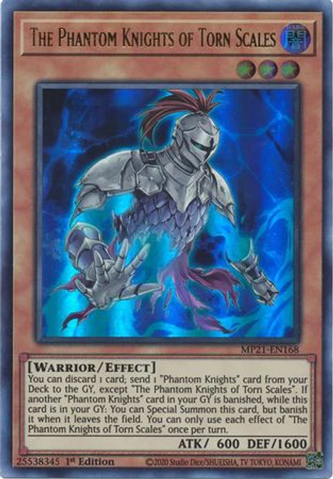 The Phantom Knights of Torn Scales - MP21-EN168 - Ultra Rare 