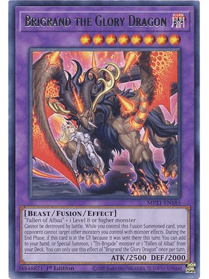 Brigrand the Glory Dragon - MP21-EN185 - Rare