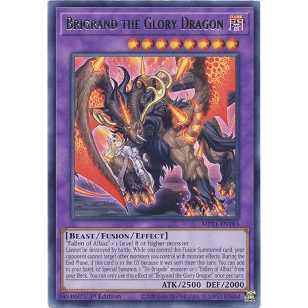 Brigrand the Glory Dragon - MP21-EN185 - Rare