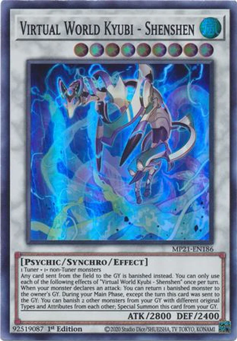 Virtual World Kyubi - Shenshen - MP21-EN186 - Super Rare