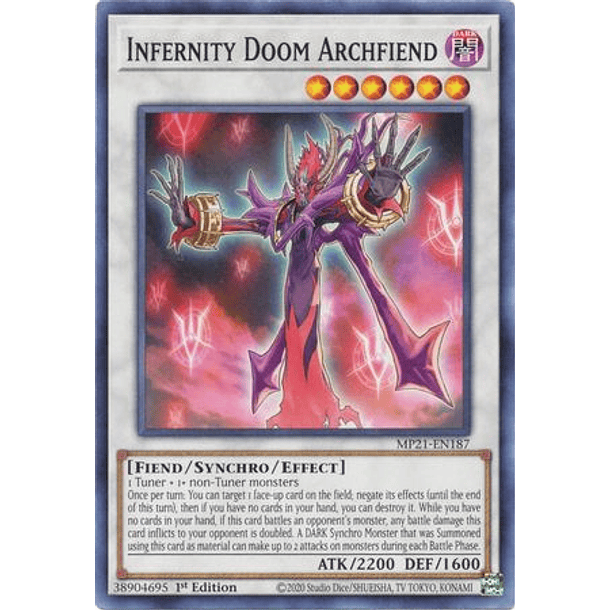 Infernity Doom Archfiend - MP21-EN187 - Common