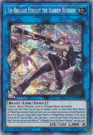 Tri-Brigade Ferrijit the Barren Blossom - MP21-EN196 - Prismatic Secret Rare 1
