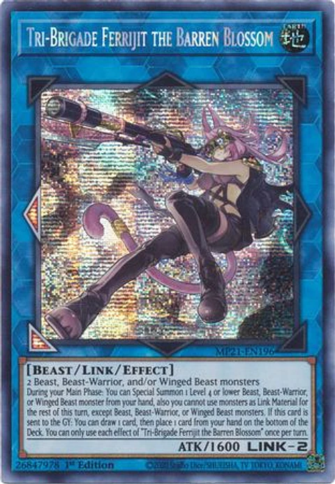 Tri-Brigade Ferrijit the Barren Blossom - MP21-EN196 - Prismatic Secret Rare