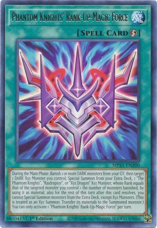 Phantom Knights' Rank-Up-Magic Force - MP21-EN200 - Rare 1