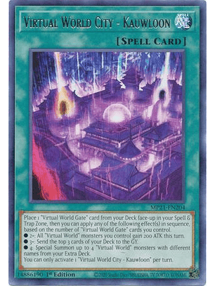 Virtual World City - Kauwloon - MP21-EN204 - Rare