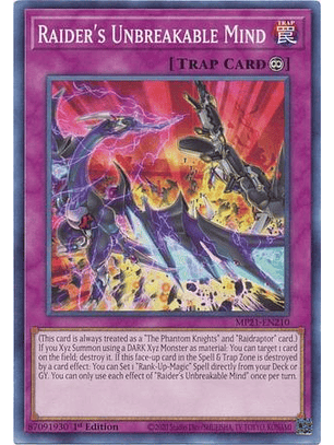 Raider's Unbreakable Mind - MP21-EN210 - Common