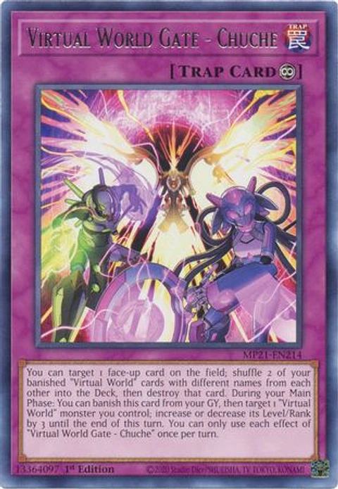 Virtual World Gate - Chuche - MP21-EN214 - Rare 