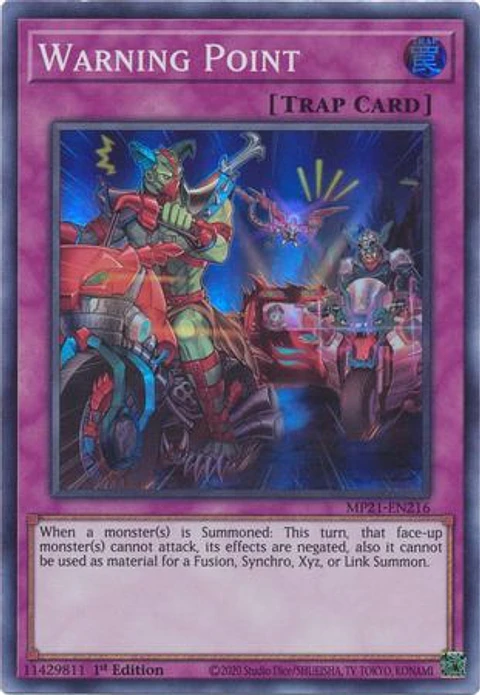 Warning Point - MP21-EN216 - Super Rare
