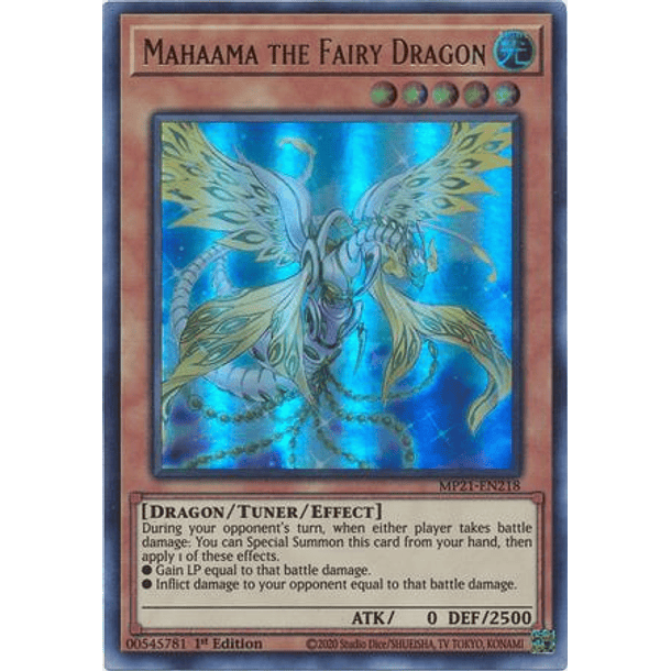 Mahaama the Fairy Dragon - MP21-EN218 - Ultra Rare