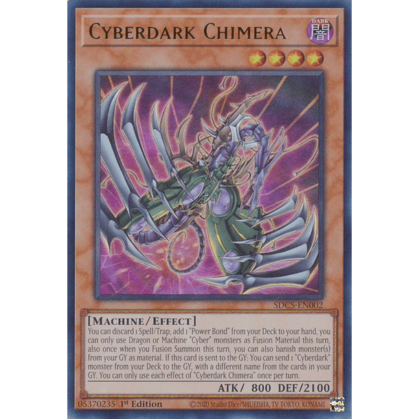 Cyberdark Chimera - SDCS-EN002 - Ultra Rare 