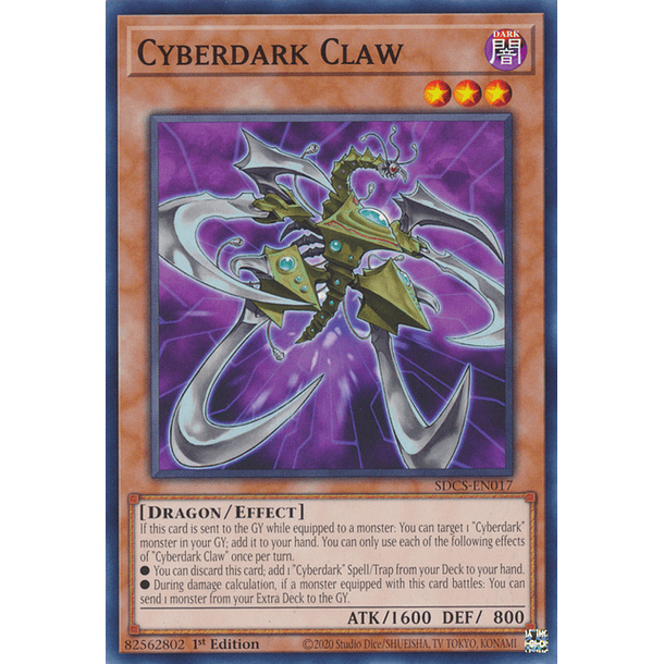 Cyberdark Claw - SDCS-EN017 - Common