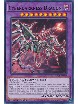 Cyberdarkness Dragon - SDCS-EN043 - Common