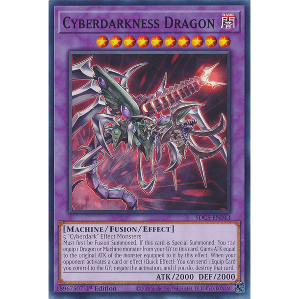 Cyberdarkness Dragon - SDCS-EN043 - Common