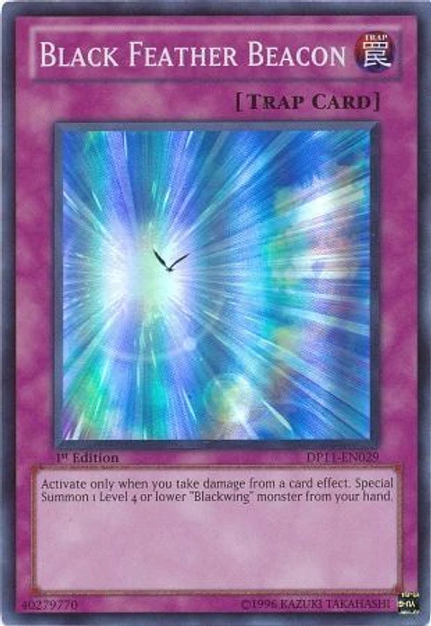 Black Feather Beacon - DP11-EN029 - Super Rare