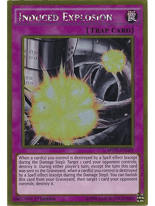 Induced Explosion - MVP1-ENG09 - Gold Rare