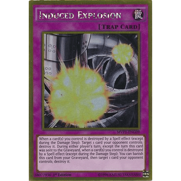Induced Explosion - MVP1-ENG09 - Gold Rare