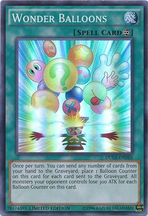 Wonder Balloons - DUEA-ENDE6 - Super Rare Limited Edition