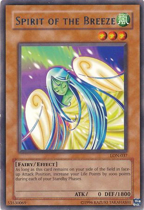 Spirit of the Breeze - LON-037 - Rare