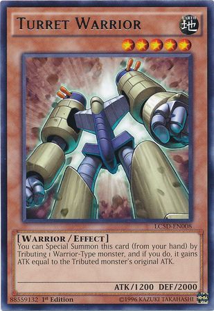 Turret Warrior - LC5D-EN008 - Rare 1