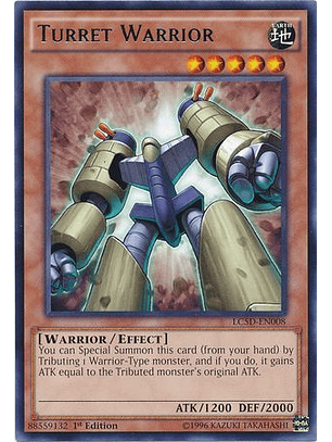 Turret Warrior - LC5D-EN008 - Rare