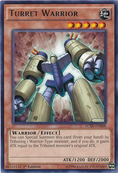 Turret Warrior - LC5D-EN008 - Rare