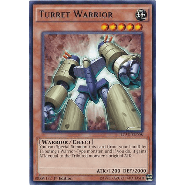 Turret Warrior - LC5D-EN008 - Rare