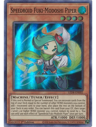 Speedroid Fuki-Modoshi Piper - LED8-EN002 - Super Rare