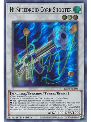 Hi-Speedroid Cork Shooter - LED8-EN004 - Ultra Rare