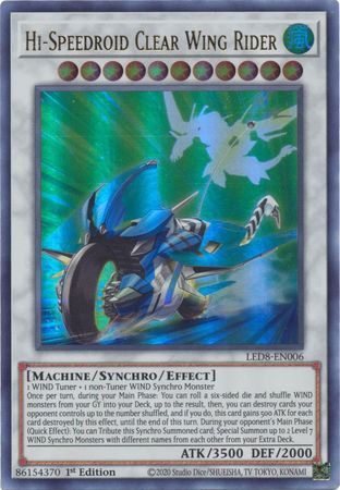 Hi-Speedroid Clear Wing Rider - LED8-EN006 - Ultra Rare 1