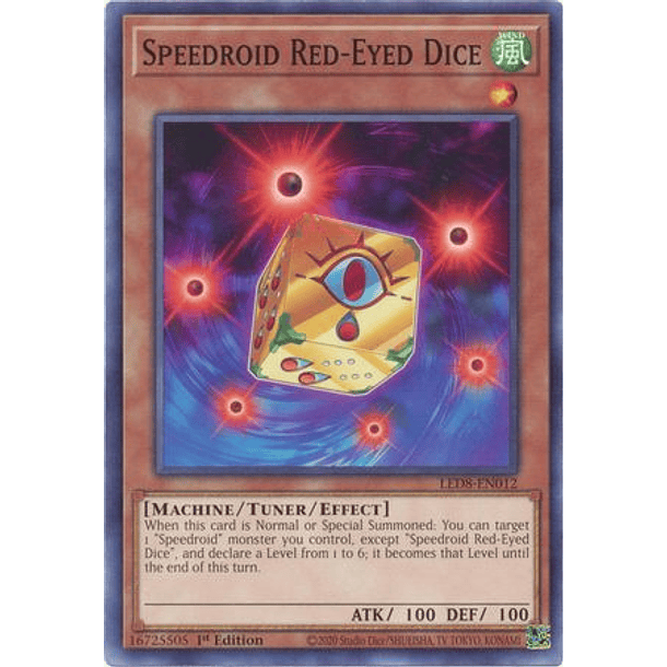 Speedroid Red-Eyed Dice - LED8-EN012 - Common
