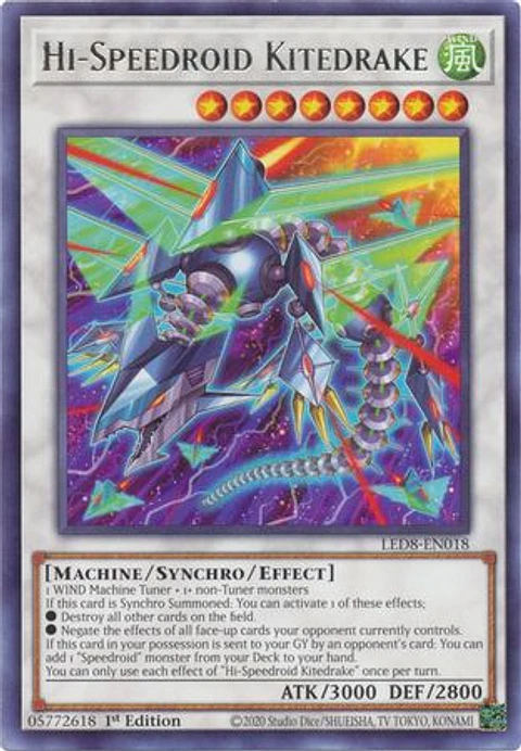 Hi-Speedroid Kitedrake - LED8-EN018 - Rare