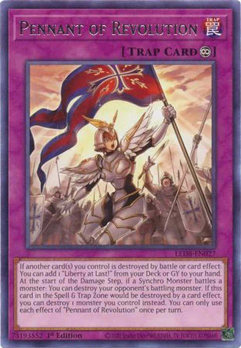 Pennant of Revolution - LED8-EN027 - Rare 