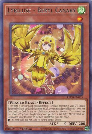 Lyrilusc - Beryl Canary - LED8-EN035 - Rare 1