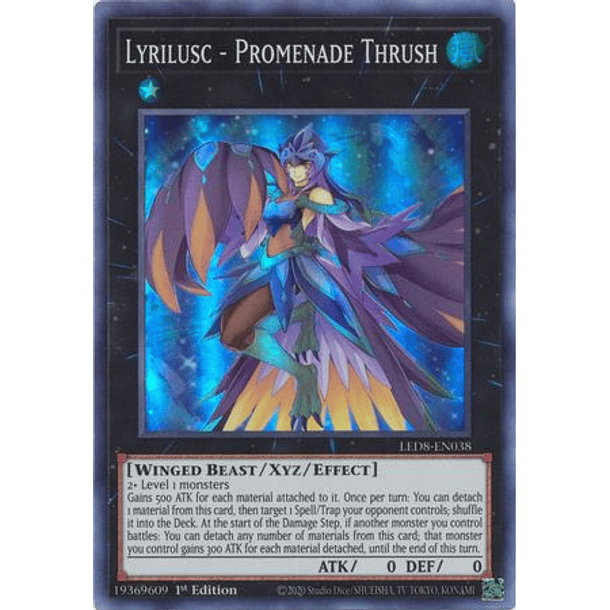 Lyrilusc - Promenade Thrush - LED8-EN038 - Super Rare