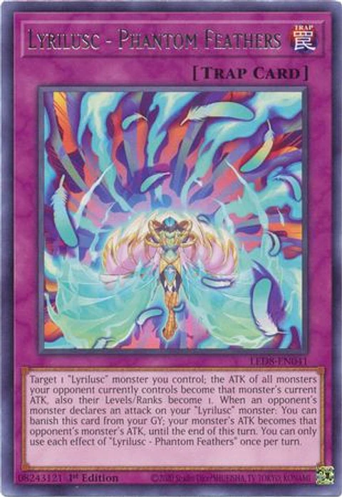 Lyrilusc - Phantom Feathers - LED8-EN041 - Rare