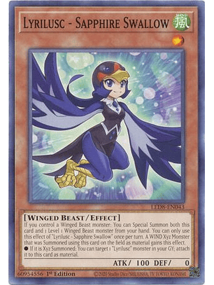 Lyrilusc - Sapphire Swallow - LED8-EN043 - Common