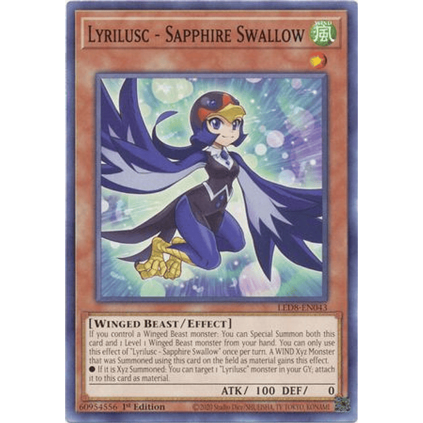 Lyrilusc - Sapphire Swallow - LED8-EN043 - Common