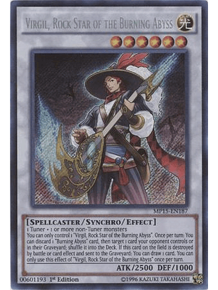 Virgil, Rock Star of the Burning Abyss - MP15-EN187 - Secret Rare